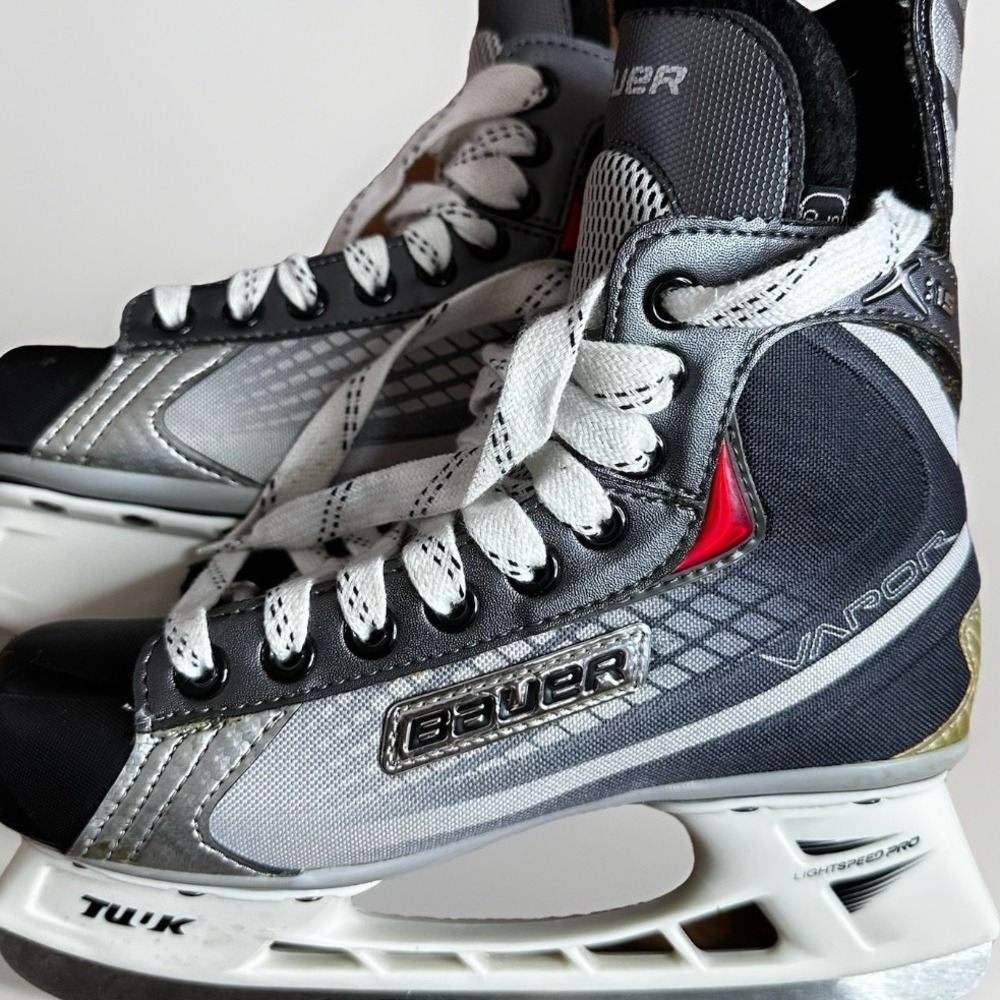Bauer Vapor X:15 Pro Ice Hockey Skates Kids Intermediate Size 4.5 Shoe 5.5 Tuuk